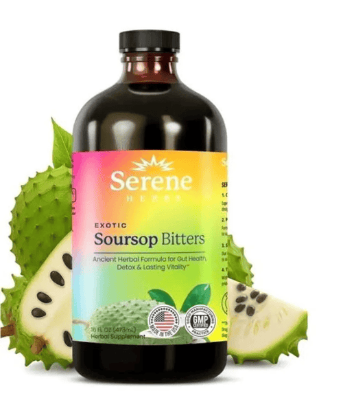 Soursop Bitters Herbal Extract | Botanical Blend, Gut Health Tonic (16oz)